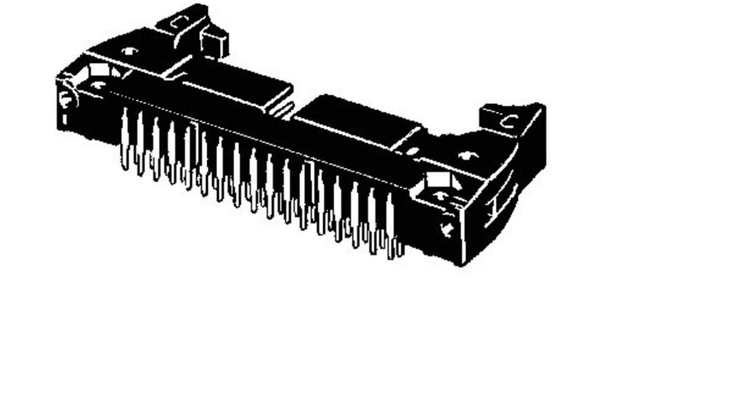 Omron 连接器, 公插, 20p, 22.86mm间距, 2排, THT安装, XG4A系列