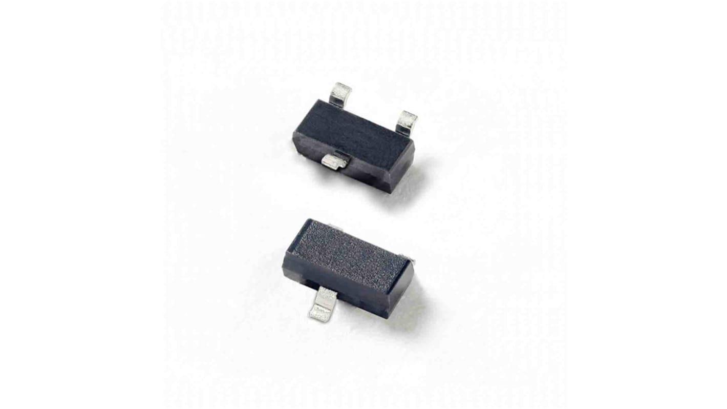 Littelfuse SP712-02HTG, Dual-Element Bi-Directional TVS Diode Array, 640W, 3-Pin SOT-23