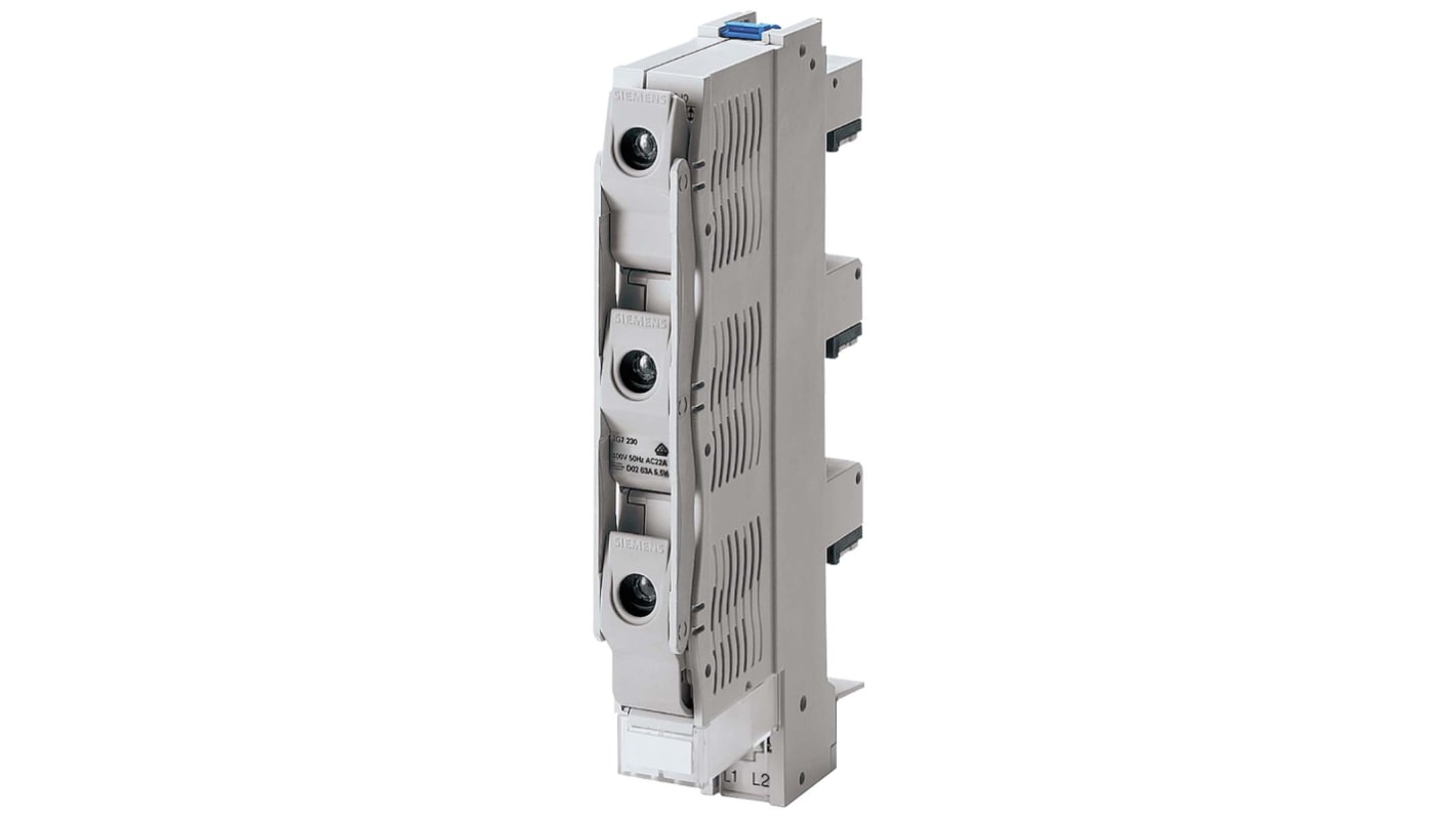 Siemens Fuse Switch Disconnector, 3 Pole, 63A Max Current, 63A Fuse Current