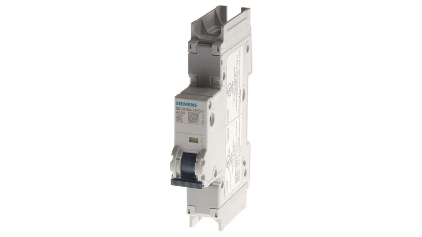 Interruttore magnetotermico Siemens, 1P 2A 14 kA, Tipo C