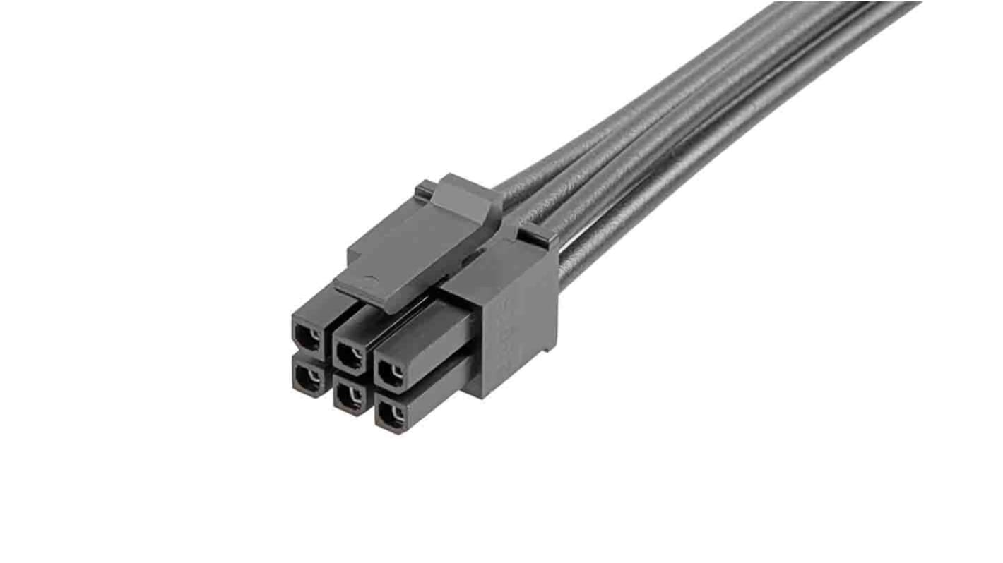 Molex 6 Way Female Micro-Fit 3.0 to 6 Way Female Micro-Fit 3.0 Wire to Board Cable, 150mm