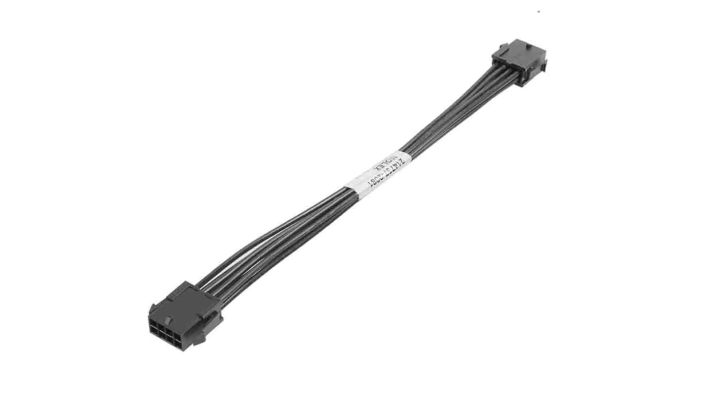 Molex 8 Way Male Micro-Fit 3.0 to 8 Way Male Micro-Fit 3.0 Wire to Board Cable, 300mm