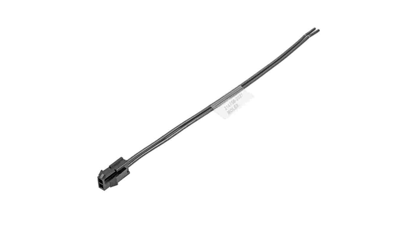 Molex 2 Way Male Micro-Fit 3.0 Unterminated Wire to Board Cable, 600mm