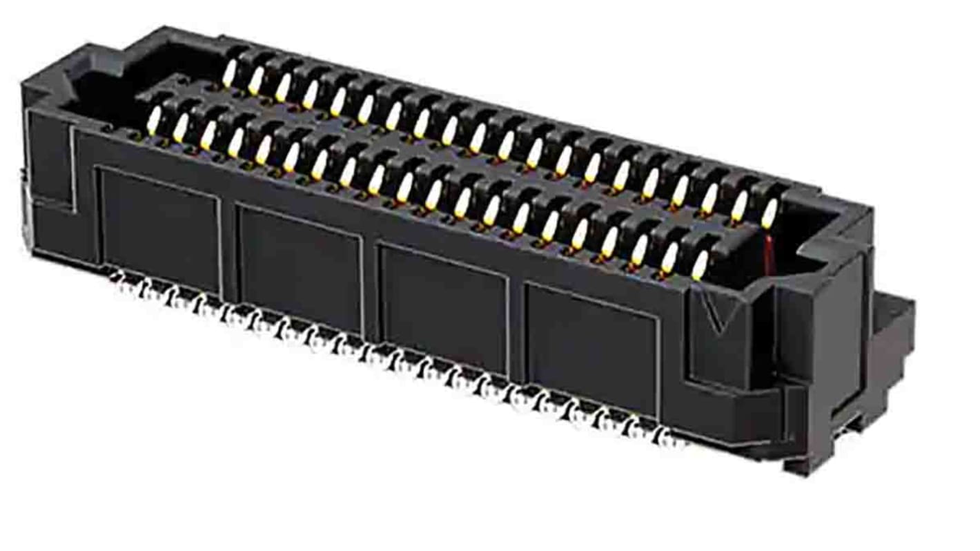 Gniazdo PCB 20 -pinowe 4 -rzędowe raster: 0.635mm Gniazdo o wysokiej gęstości Pionowy