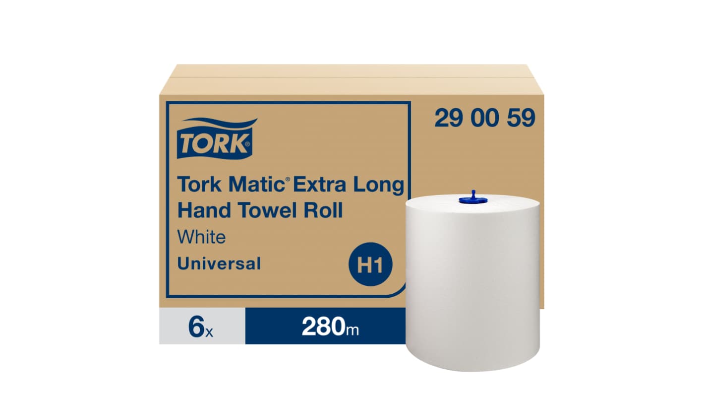 Asciugamani di carta Tork, in Rotolo, 1 strato da 280 m x 210 mm