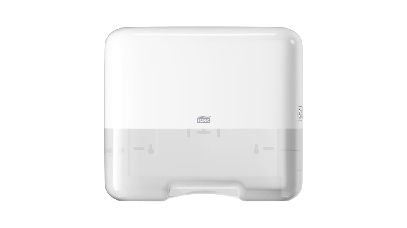 Tork Plastic White Wall Mounting Paper Towel Dispenser, 135mm x 303mm x 140mm