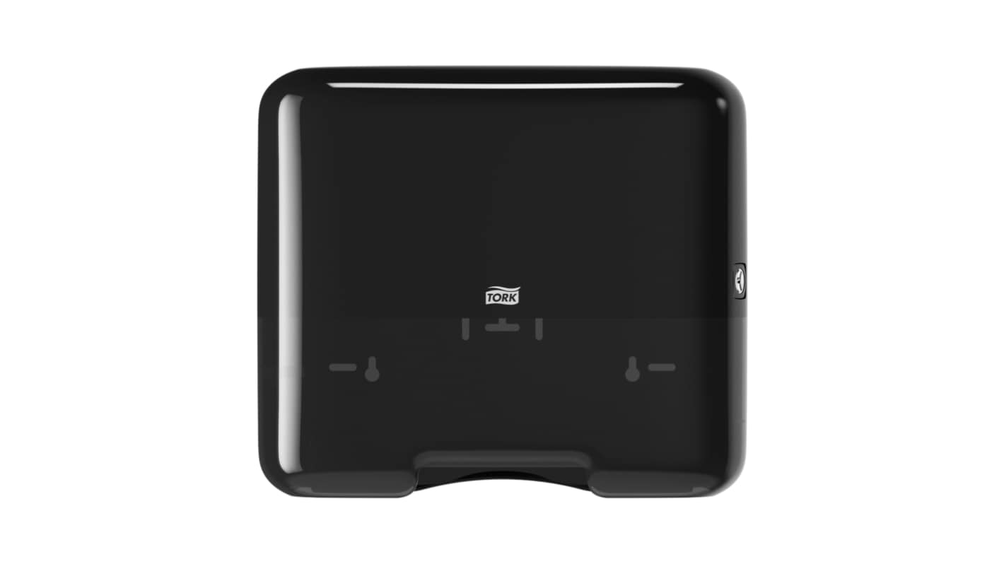 Dispenser asciugamano Tork, in Plastica Nero Singlefold, Montaggio a parete Sì