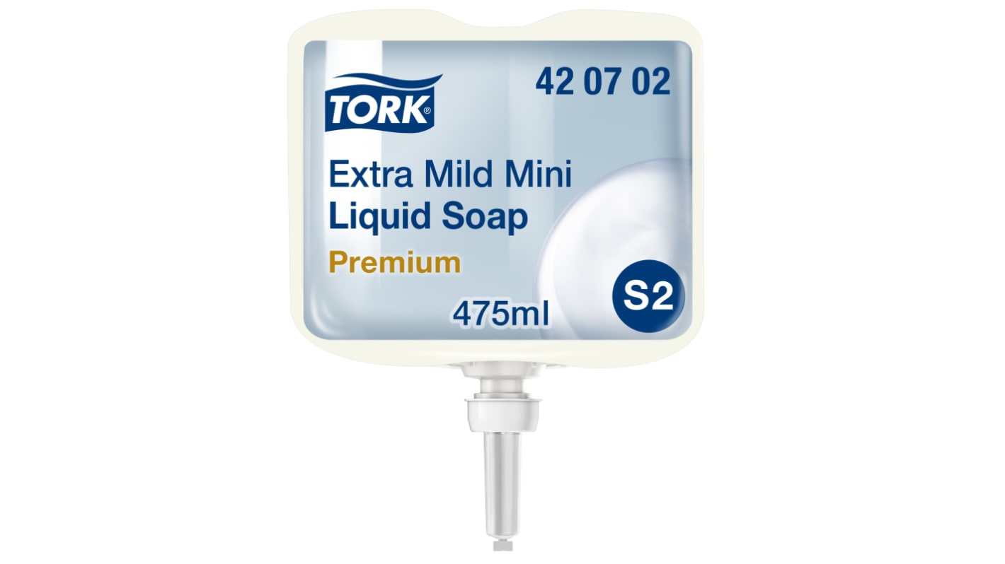 Tork Håndrensemiddel, Hvid Duftfri 475 ml Flaske , bakteriedræbende 390mL