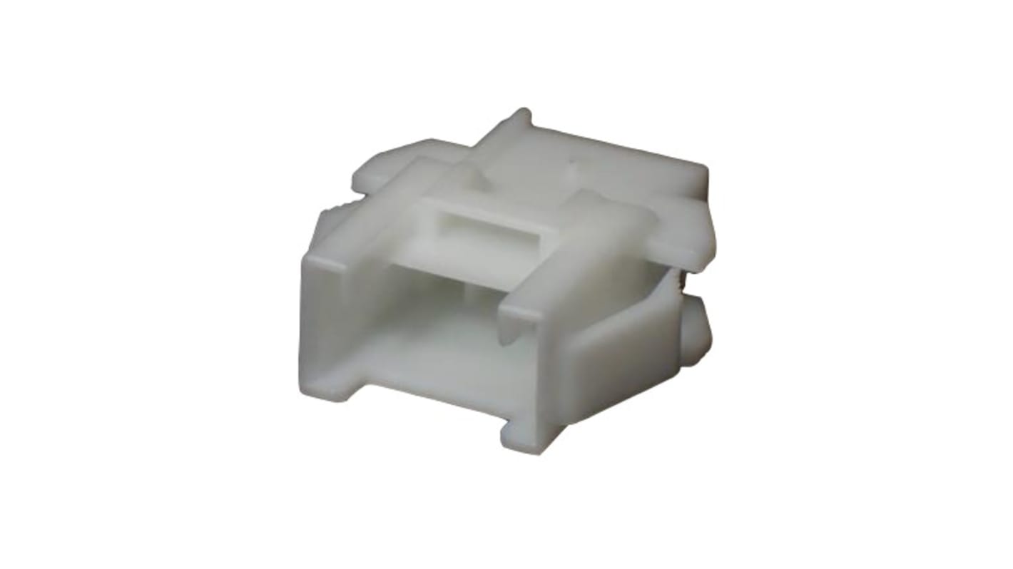 JST, XM Female Crimp Connector Housing, 2.5mm Pitch, 4 Way, Single Row
