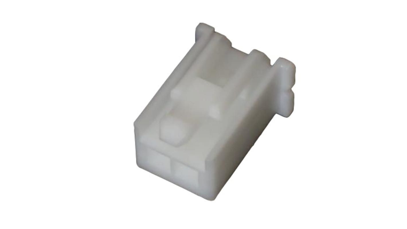 JST, XM Female Crimp Connector Housing, 2.5mm Pitch, 2 Way, Single Row