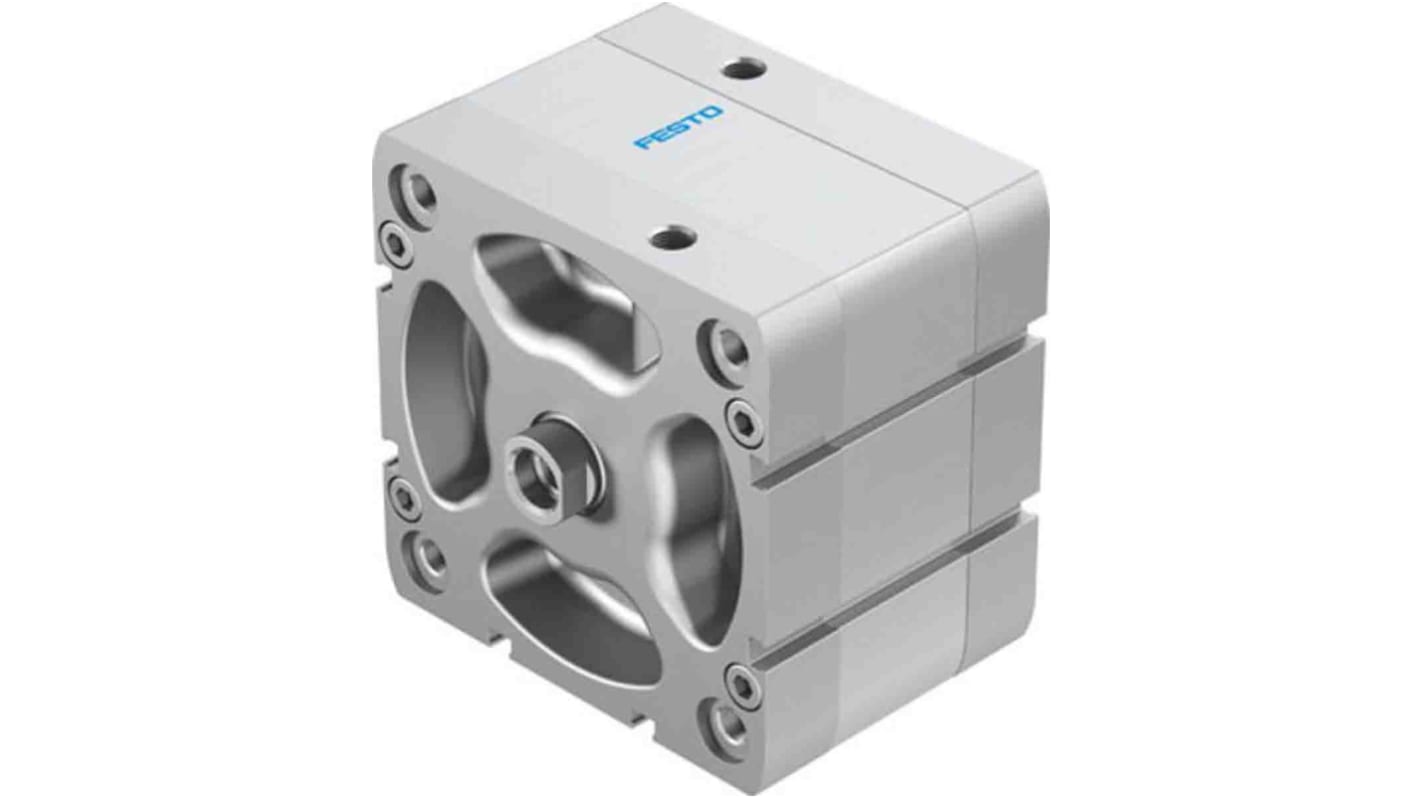 Festo 双作用微型气缸, 15mm行程, 100mm孔径, ADN系列
