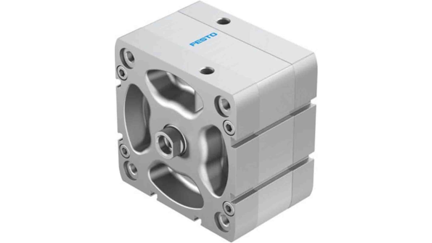 Festo Pneumatic Compact Cylinder - 536384, 100mm Bore, 10mm Stroke, ADN Series, Double Acting