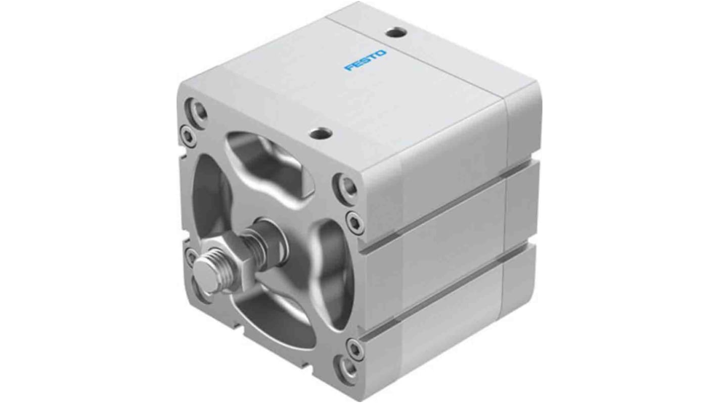 Festo 双作用微型气缸, 40mm行程, 100mm孔径, ADN系列