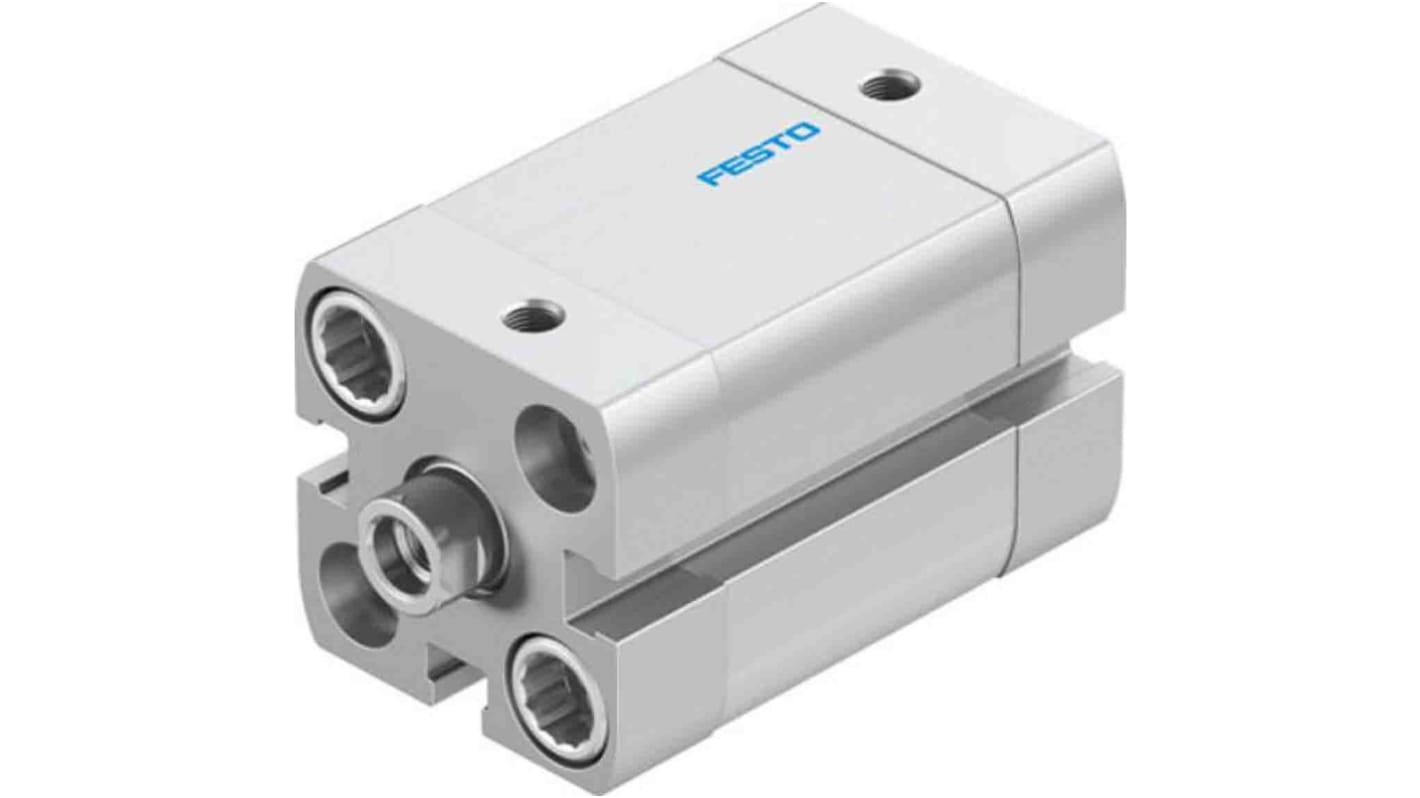 Festo Pneumatic Compact Cylinder - 577160, 20mm Bore, 20mm Stroke, ADN Series, Double Acting