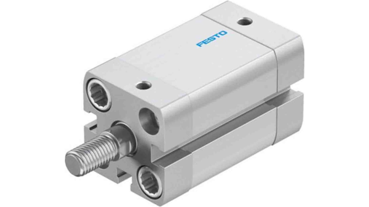 Vérin compact pneumatique Festo ADN 577169 Double Action , alésage de 20mm, course de 25mm