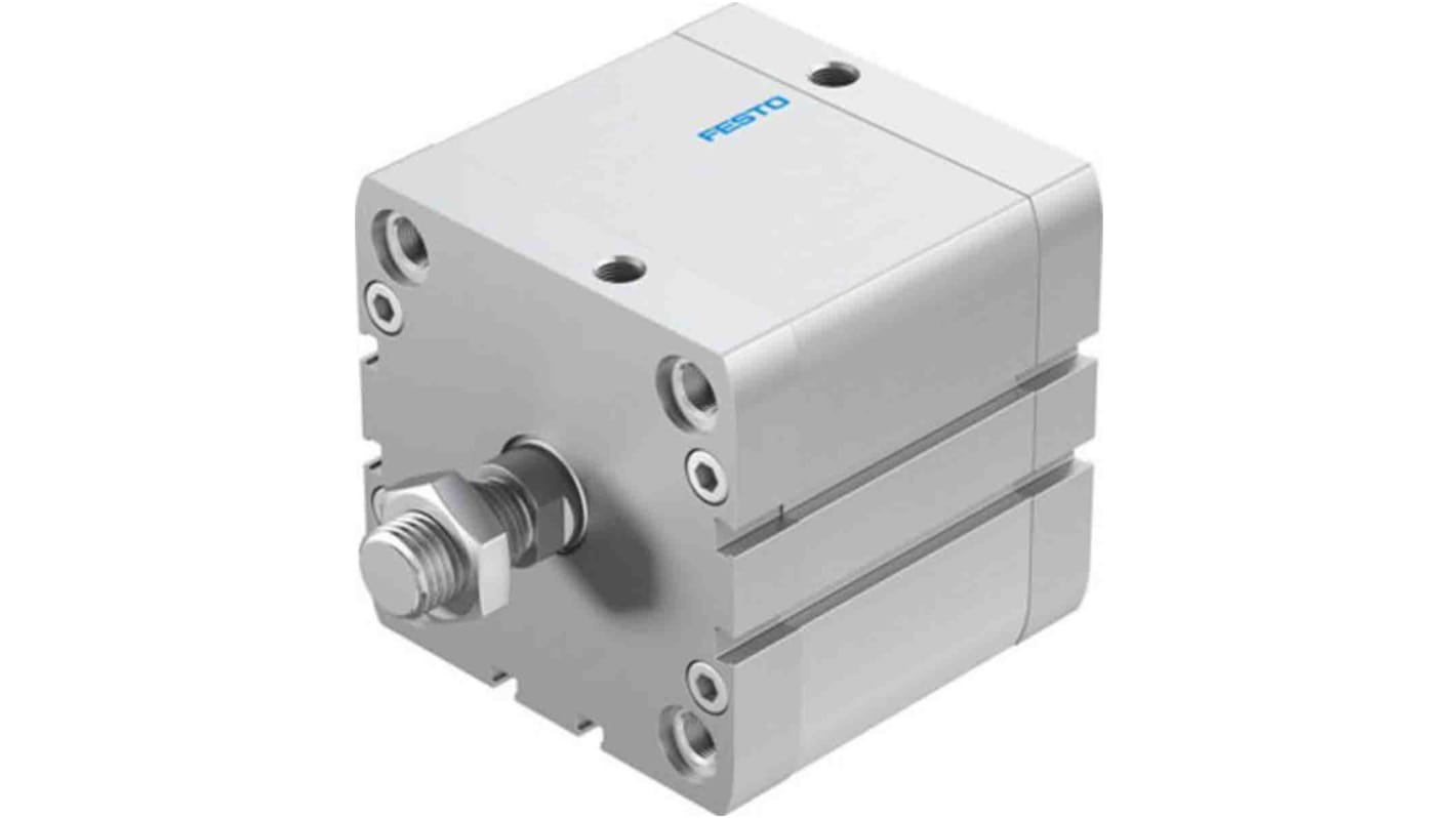 Festo Pneumatic Compact Cylinder - 536358, 80mm Bore, 40mm Stroke, ADN Series, Double Acting