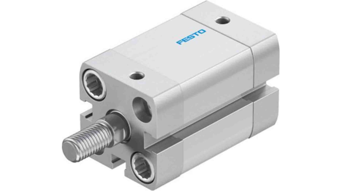 Festo Pneumatic Compact Cylinder - 577168, 20mm Bore, 20mm Stroke, ADN Series, Double Acting