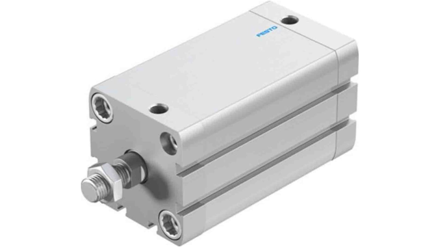 Festo Pneumatic Compact Cylinder - 572699, 50mm Bore, 80mm Stroke, ADN Series, Double Acting