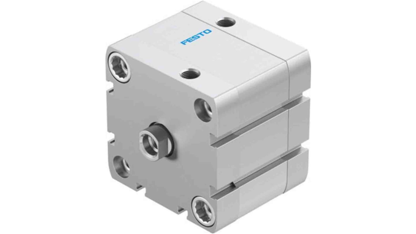 Festo Pneumatic Compact Cylinder - 536343, 63mm Bore, 15mm Stroke, ADN Series, Double Acting