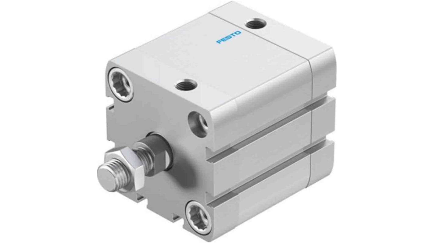 Festo Pneumatic Compact Cylinder - 572695, 50mm Bore, 30mm Stroke, ADN Series, Double Acting