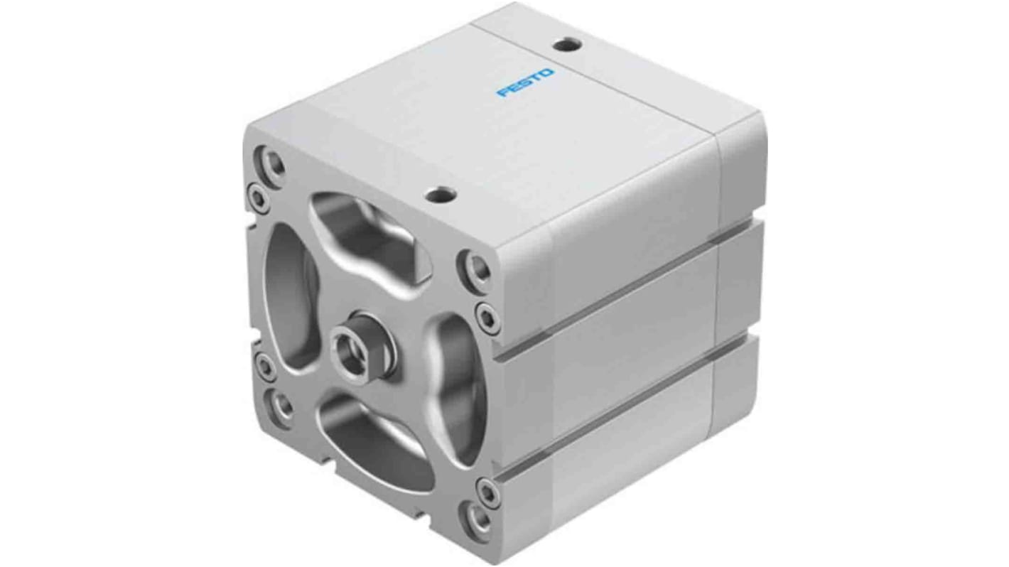 Festo Pneumatic Compact Cylinder - 536390, 100mm Bore, 50mm Stroke, ADN Series, Double Acting