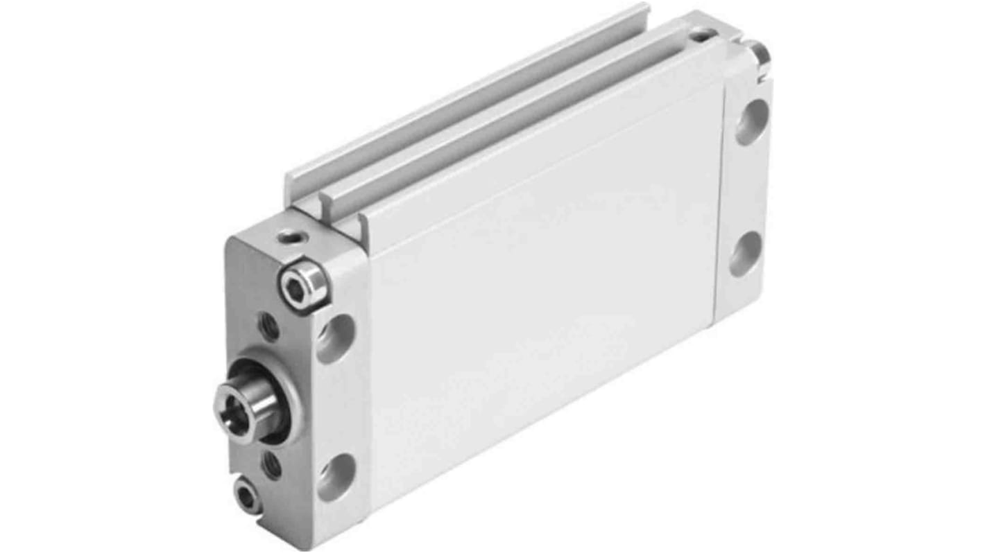Festo Pneumatic Compact Cylinder - 164032, 25mm Bore, 100mm Stroke, DZF Series, Double Acting
