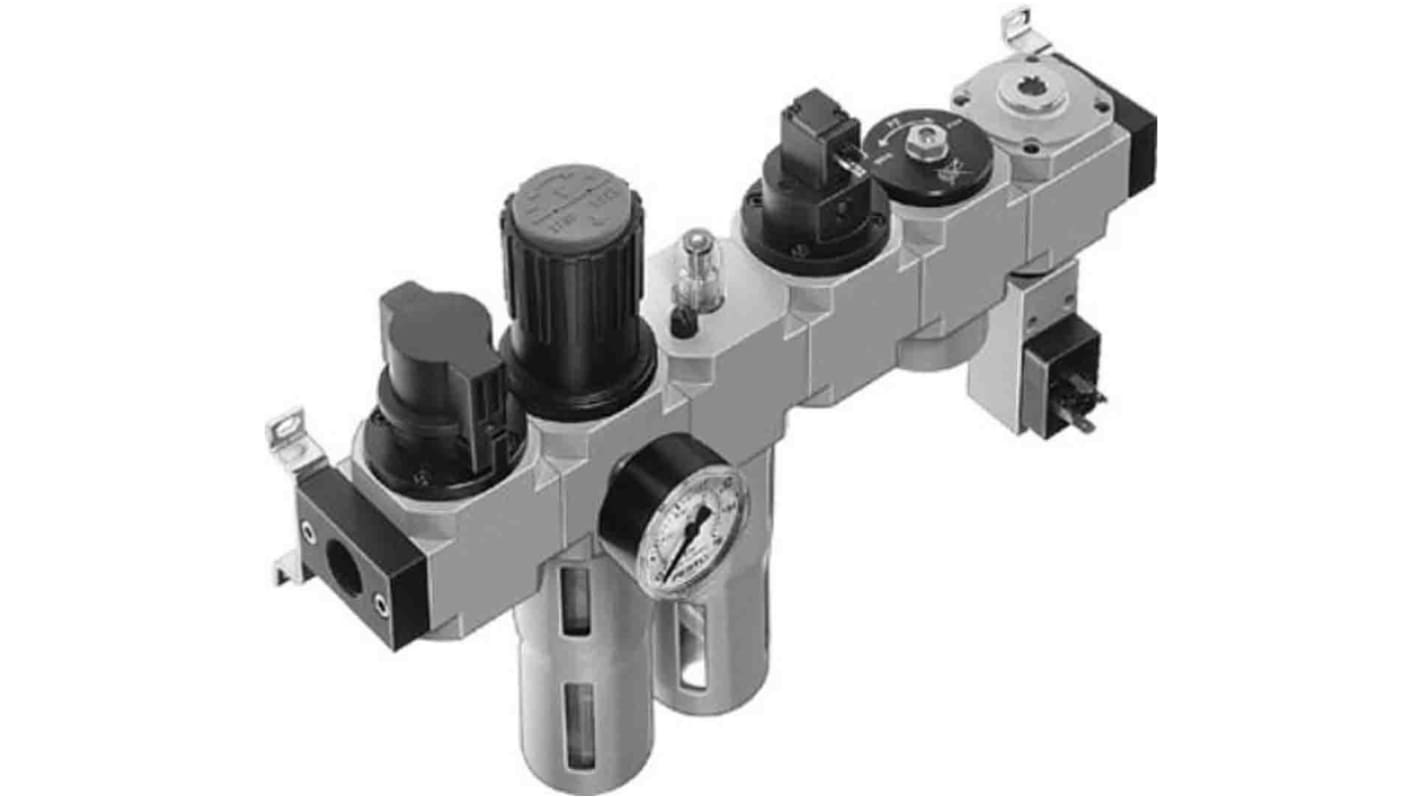 Festo D Filter Regulator, 40μm, G 1/4, Manual, 185843