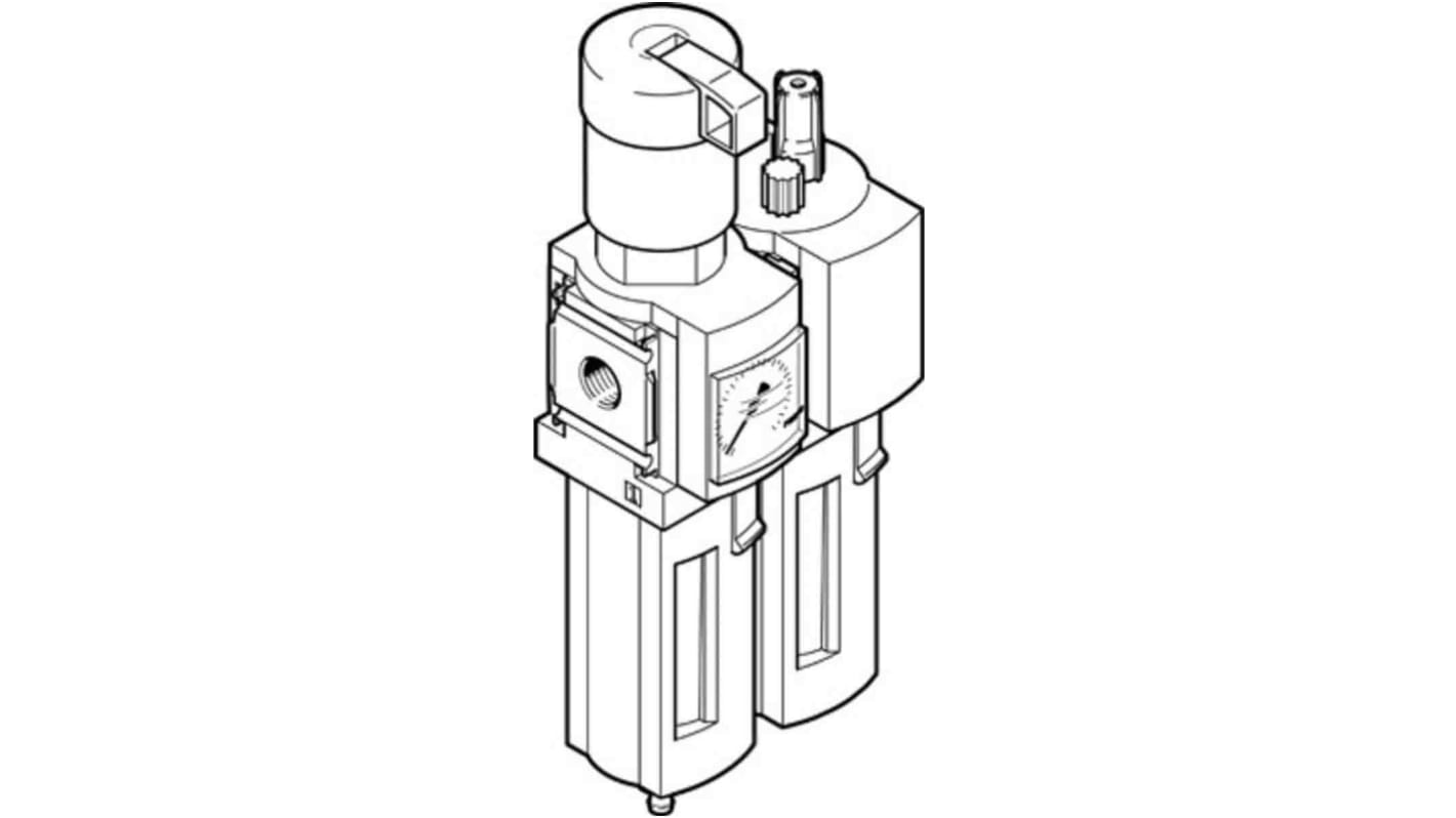 Festo MS Filter Regulator, 40μm, G 1/4, Manual, 14 bar, 8042669