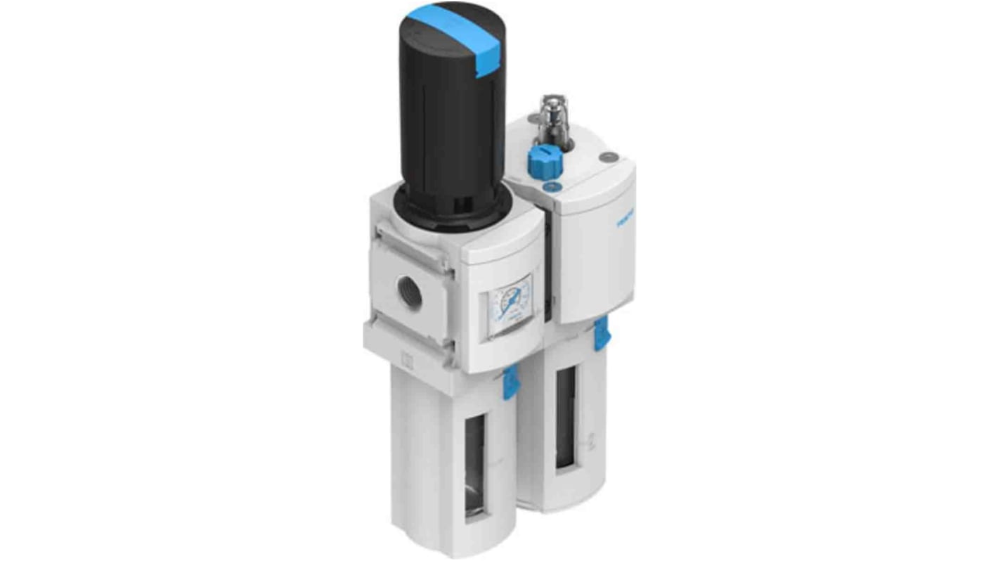 Festo Filterregulator, serie MS, 40μm, Tilslutning: G 1/2