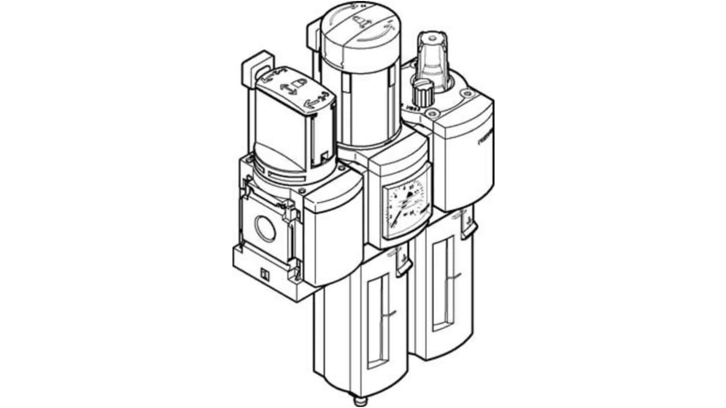 Festo MS Filter Regulator, 40μm, G 1/2, Automatic