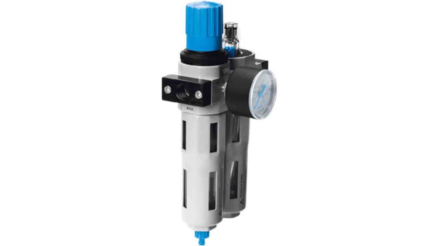 Festo D Filter Regulator, 40μm, G 1/8, Manual