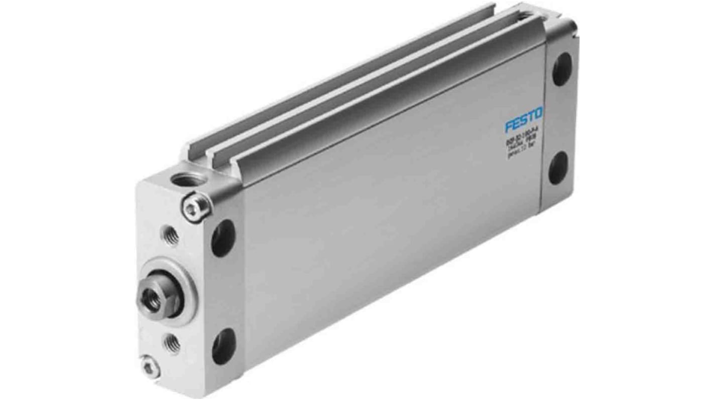 Festo Pneumatic Compact Cylinder - 164056, 40mm Bore, 50mm Stroke, DZF-40-50-P-A Series, Double Acting