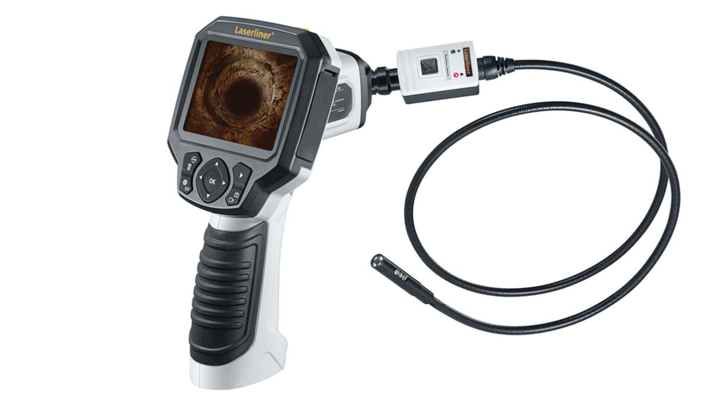 Laserliner 9mm probe Inspection Camera Kit, 1000mm Probe Length, 640 x 480pixelek Resolution, LED Illumination