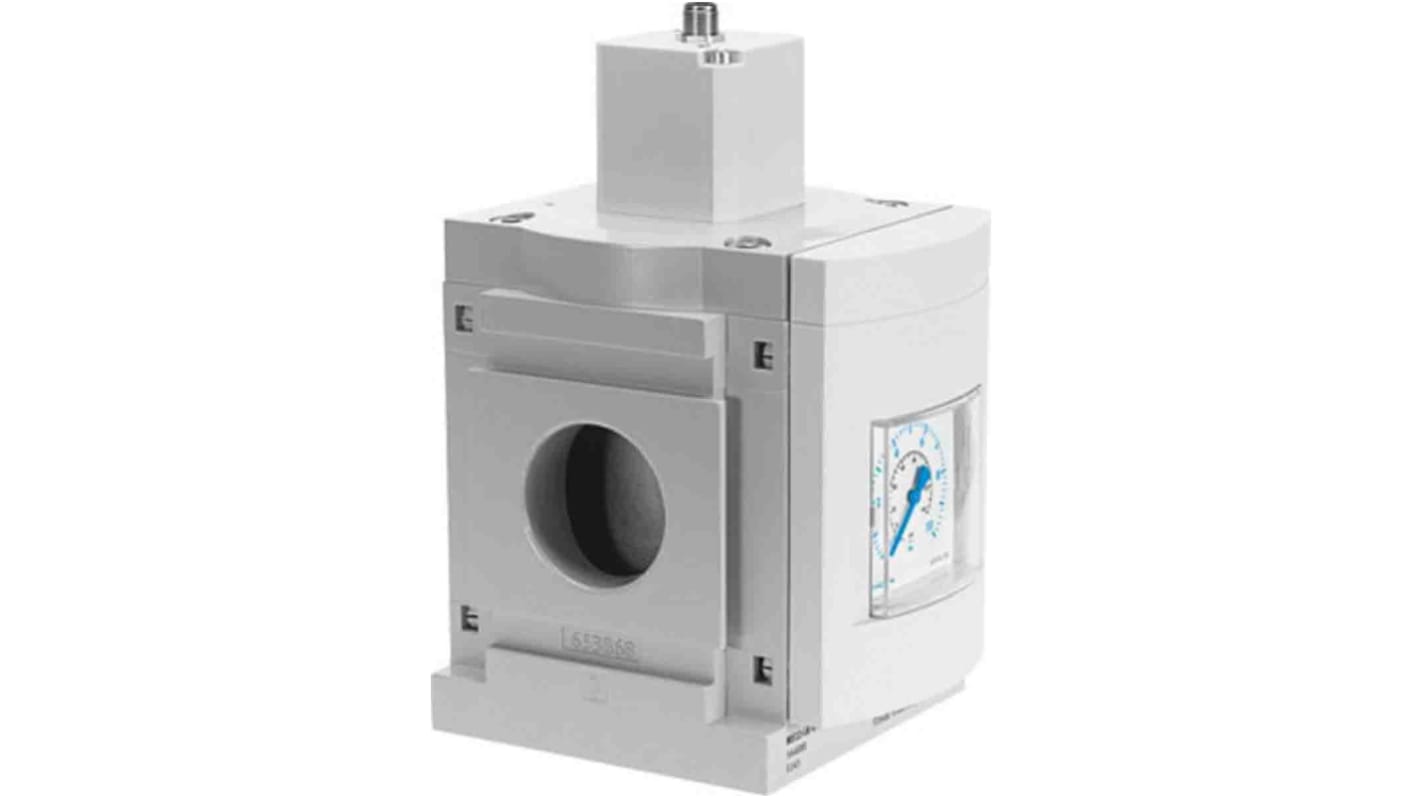 Festo 气动调压阀, 最大输入6bar, 出口压力1.15bar至8bar
