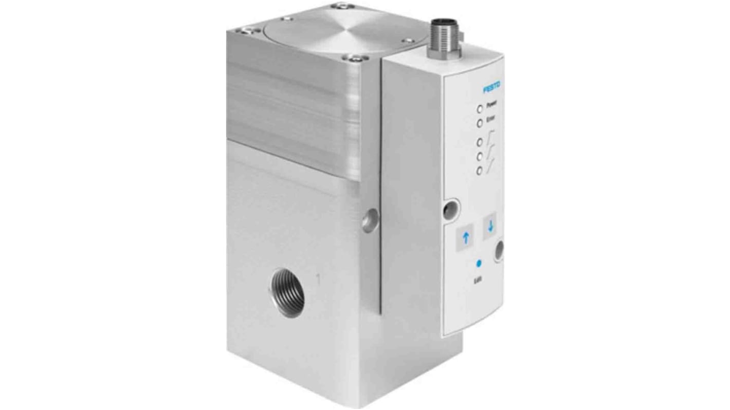 Festo 气动调压阀, 最大输入11bar, 出口压力0.1bar至10bar, G 1/2接口