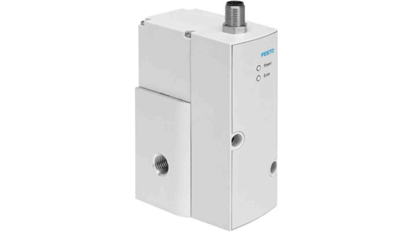 Festo 气动调压阀, 最大输入11bar, 出口压力0.1bar至10bar, G 1/4接口