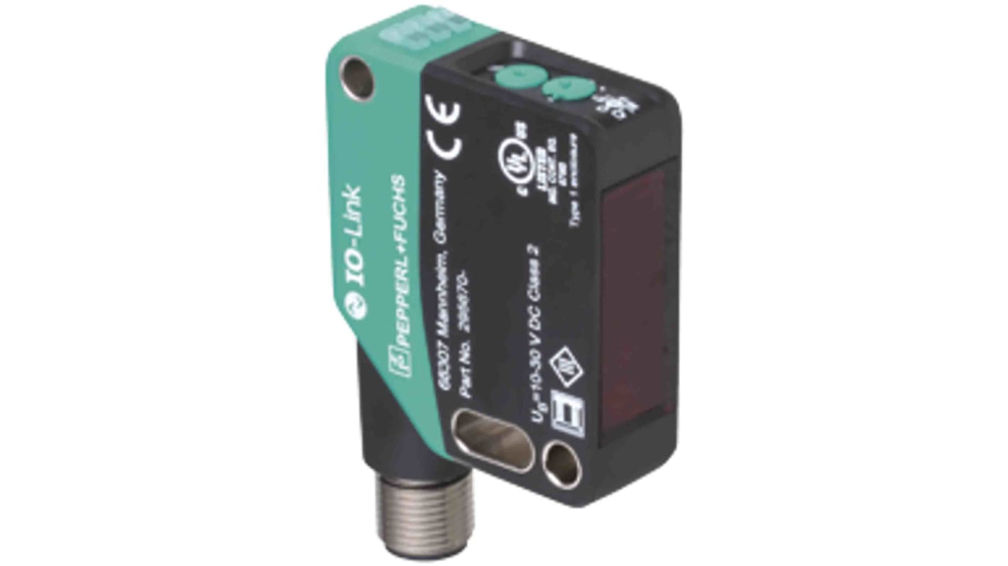 Rs-Online Sensore fotoelettrico Rettangolare Pepperl + Fuchs a retroriflessione rilevamento 5 6 m uscita NPN/PNP