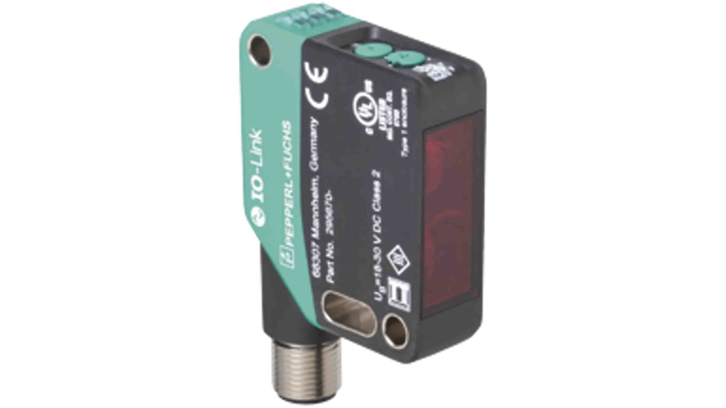 Rs-Online Sensore di distanza Rettangolare Pepperl + Fuchs a fascio passante rilevamento 550 mm uscita NPN/PNP