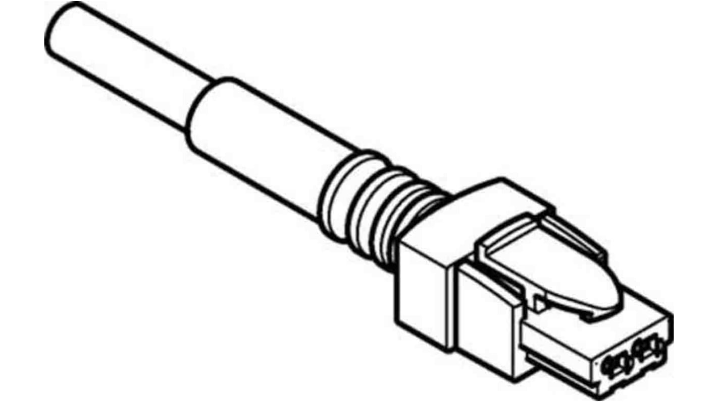 Festo dugasz csatlakozó NEBV-HSG2-P-2.5-N-LE2 Dugós csatlakozó
