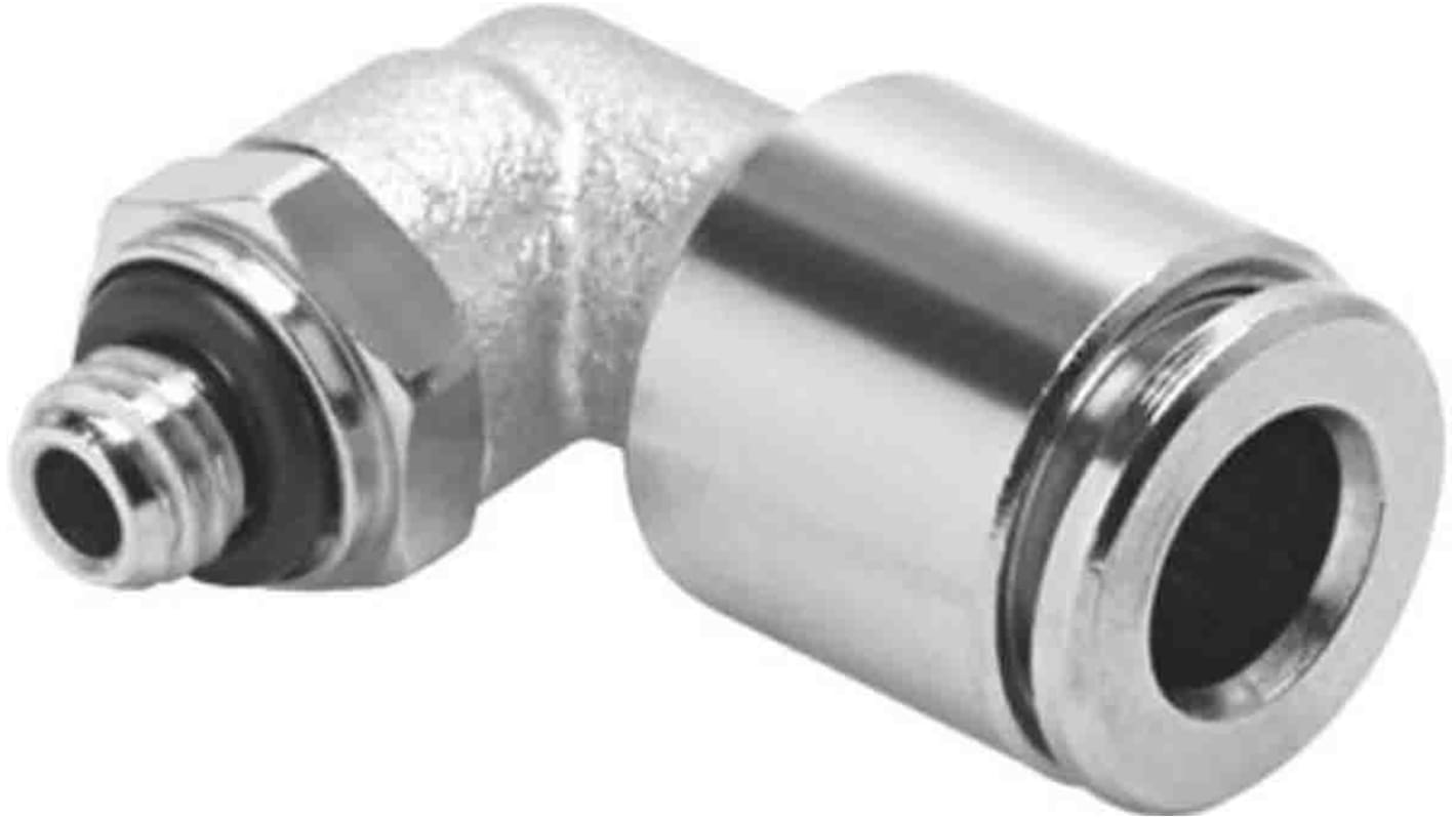 Adaptateur fileté coudé Festo vers Enfichable 6 mm Mâle M5