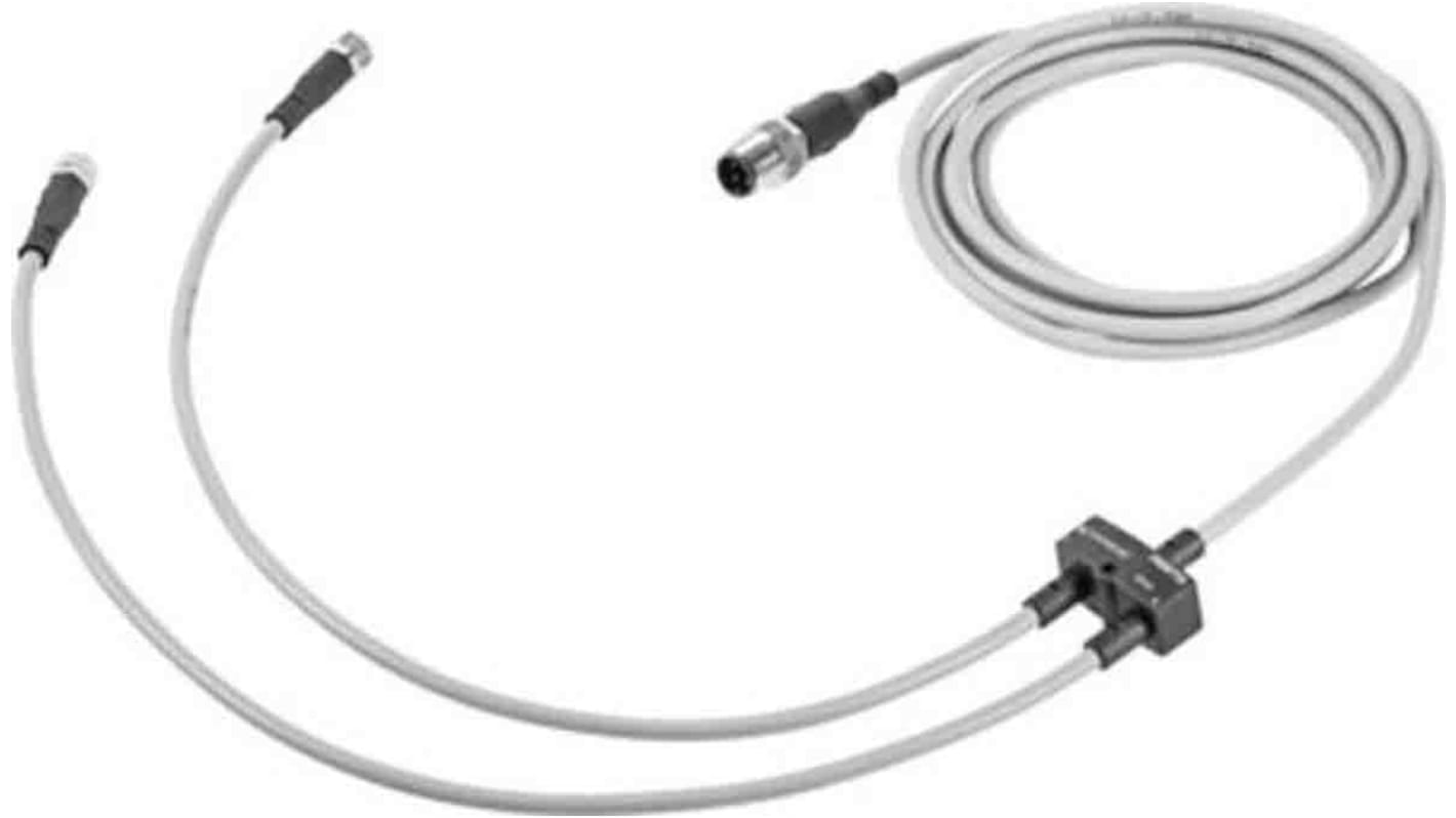 Festo 连接器, 2500;300mm线长, NEDY-L2R1-V1-M8G3-U-0.3L-M12G4-2.5R