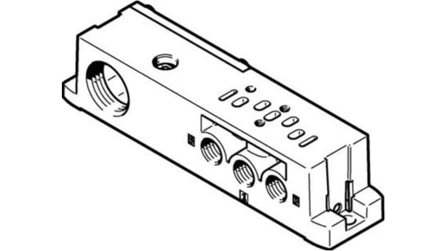 Festo Serie VABS, Aluminiumdruckguss Sockel