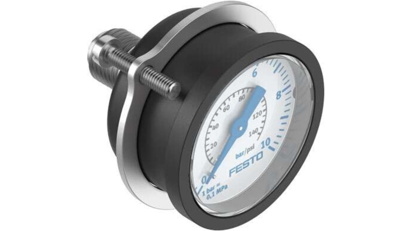 Festo Analogue Pressure Gauge 10bar Back Entry