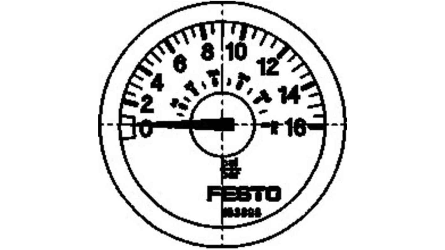 Festo Analogue Pressure Gauge 6bar Back Entry