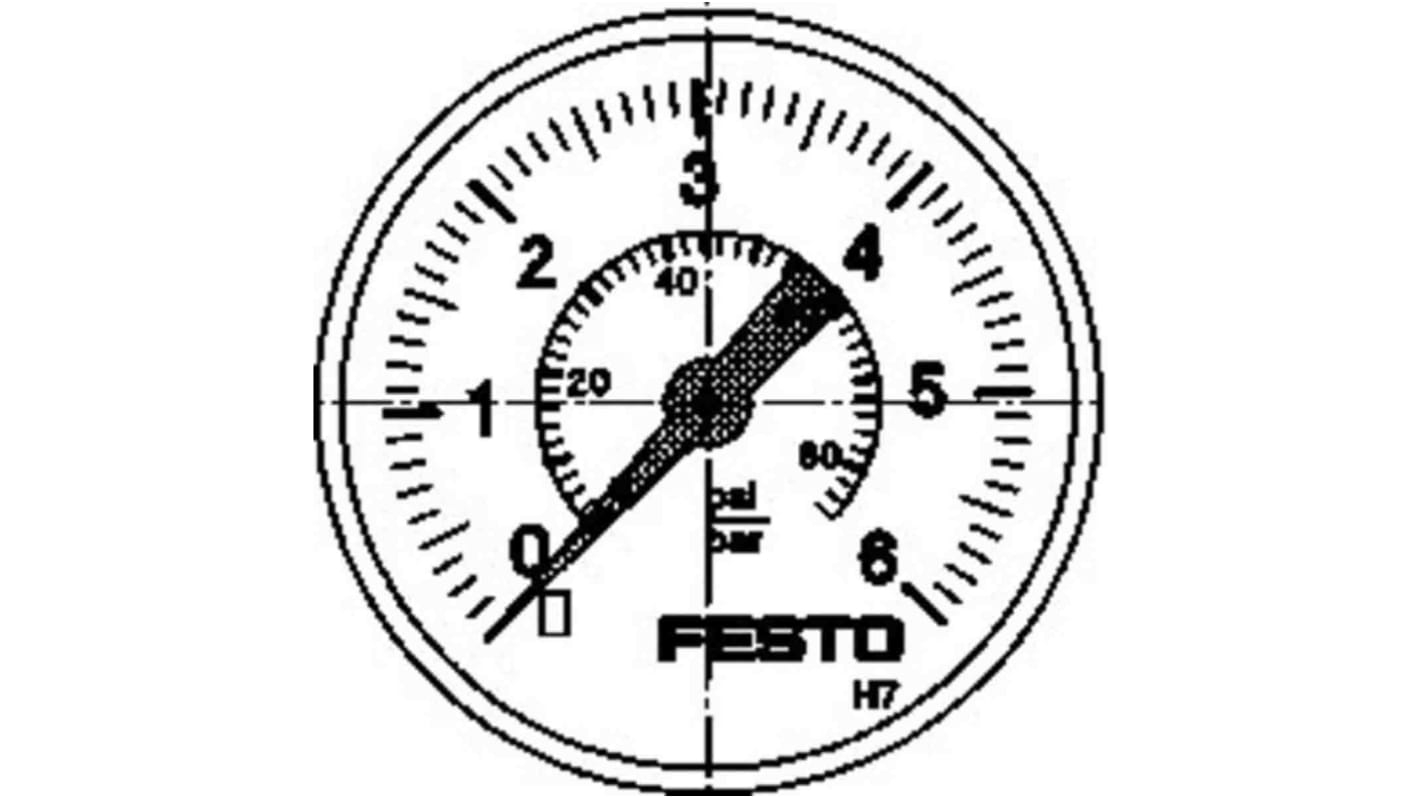 Festo 气动三联件, G 1/2接口, 手动排水, 5μm过滤精度