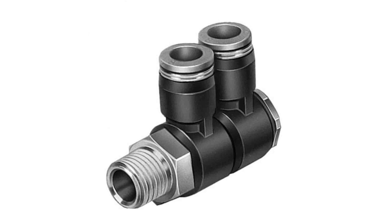 Festo エア継手 QSLV2-G1/4 -10 を使用していますシリーズ QSLV2-G1/4-10
