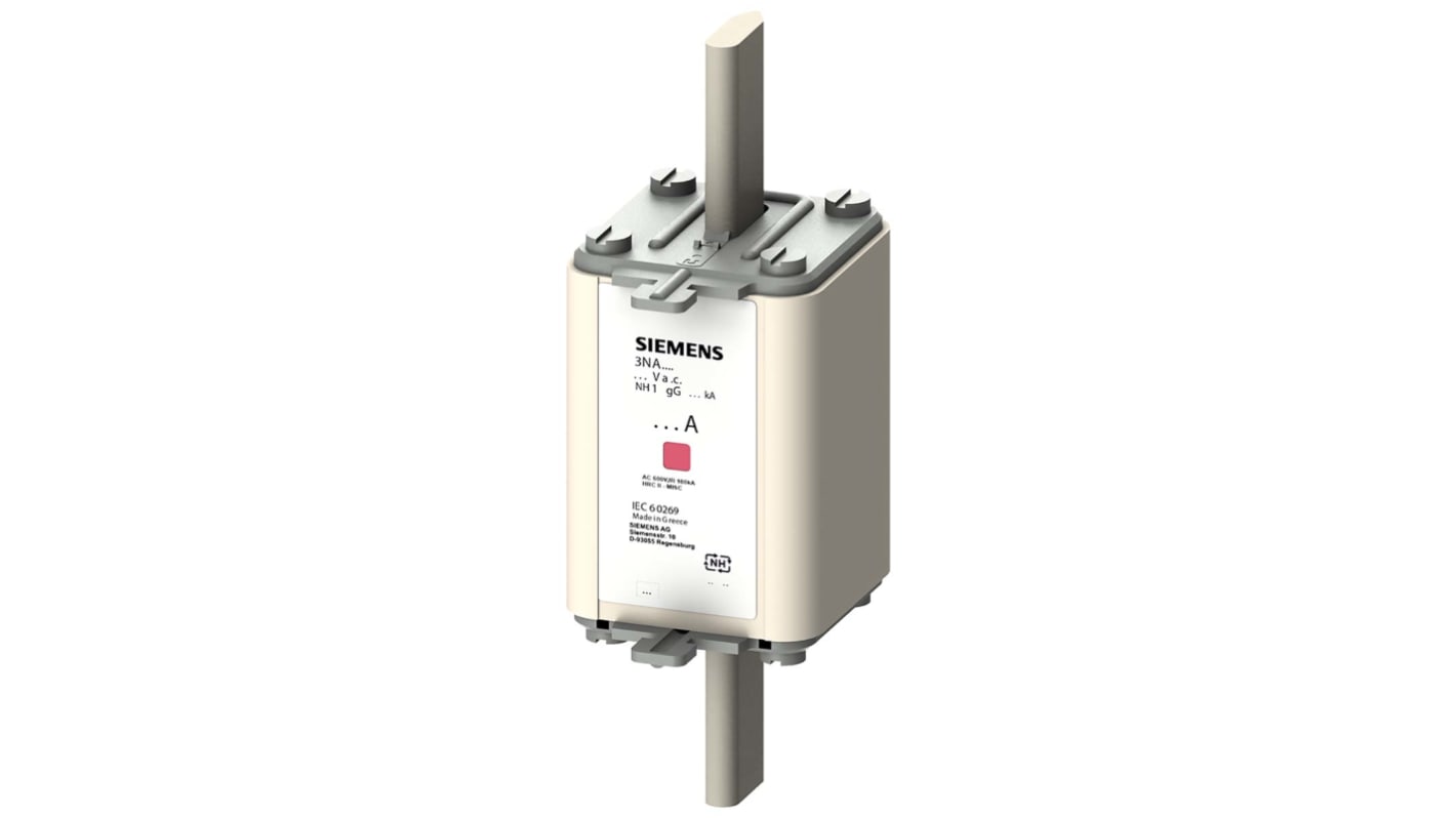 Siemens 250A Centred Tag Fuse, NH1, 500V ac