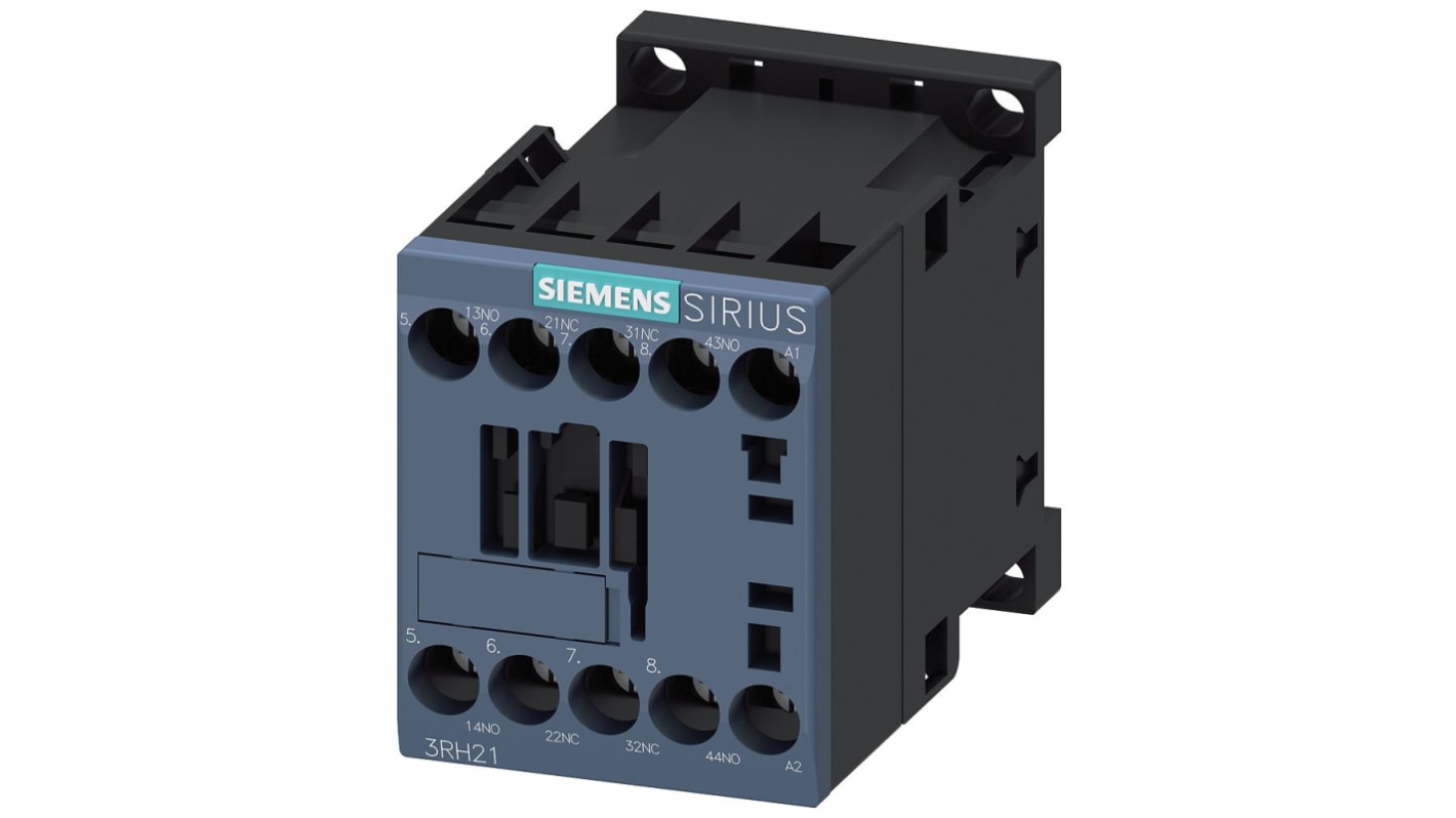 Siemens SIRIUS 3RH2 Contactor Relay, 10 A, 2NO + 2NC