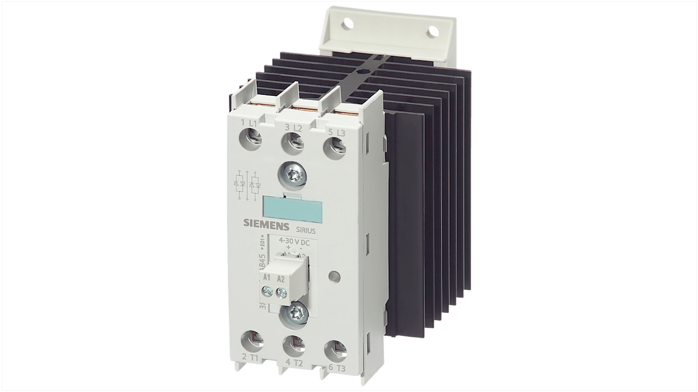 Siemens 3RF2 Series Solid State Relay, 20 A Load, DIN Rail Mount, 600 V Load