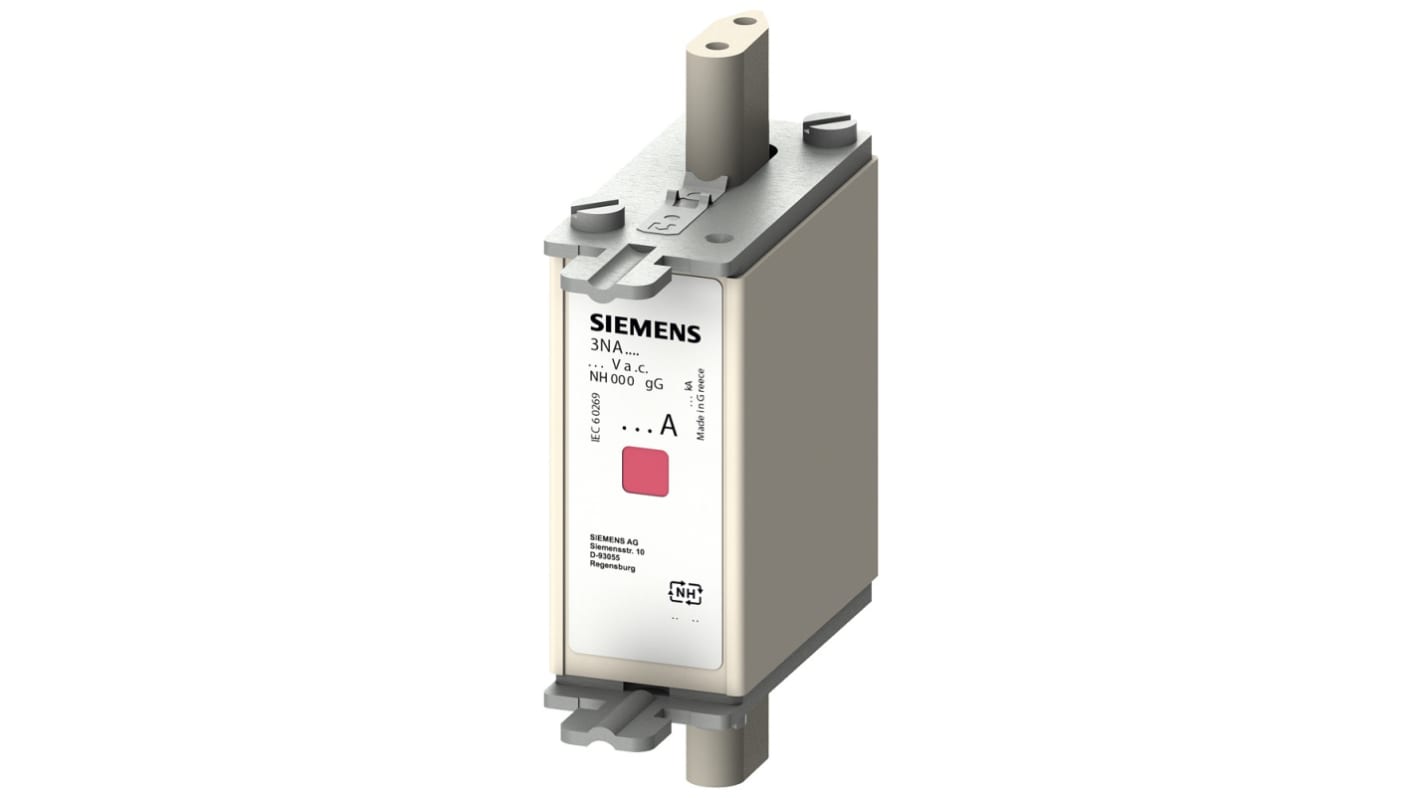 Siemens 80A Centred Tag Fuse, NH000, 500V ac